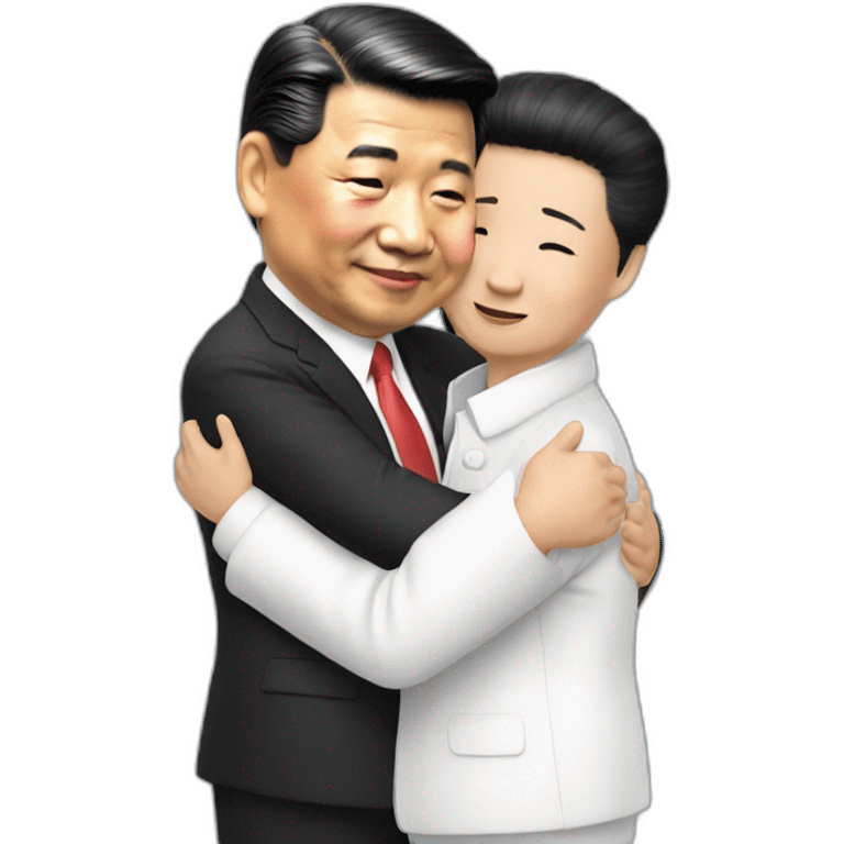 xijinping hugs trump emoji