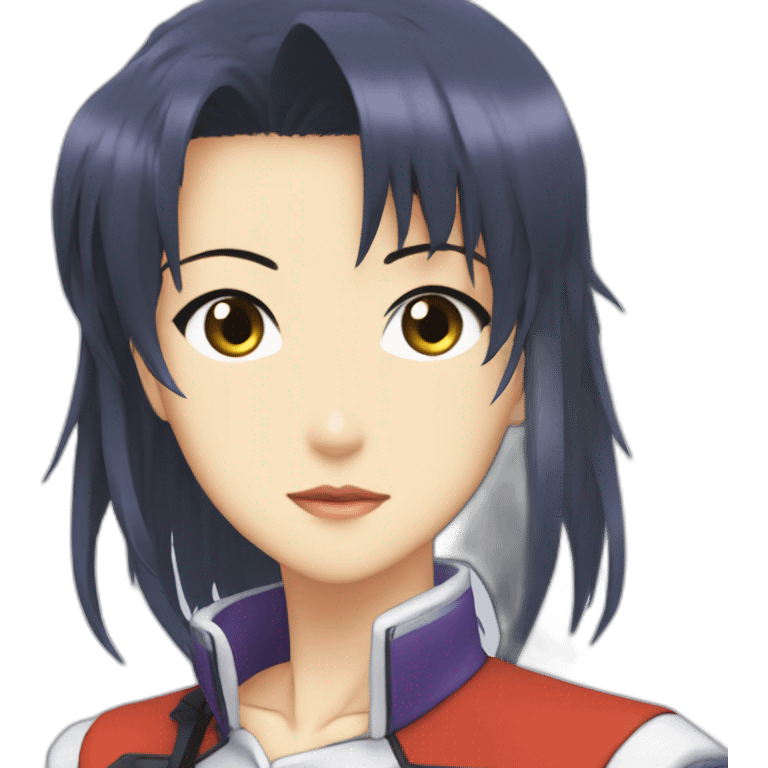 Misato from evangelion emoji