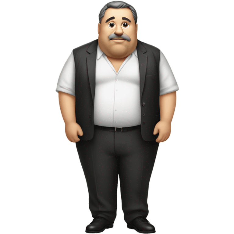 Rich fat man emoji