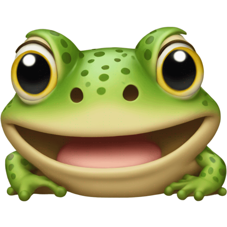 A happy toad emoji