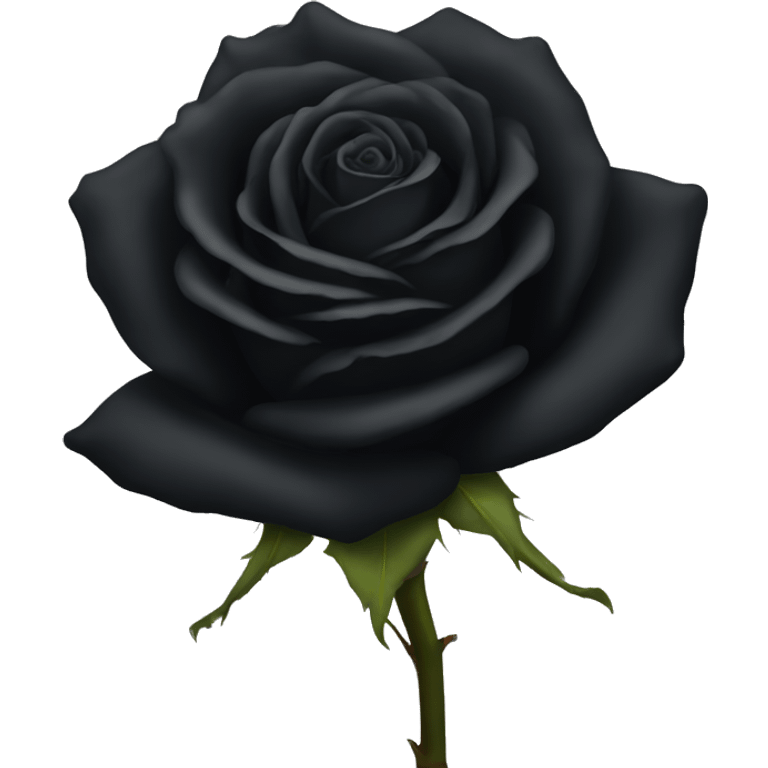 Black rose emoji