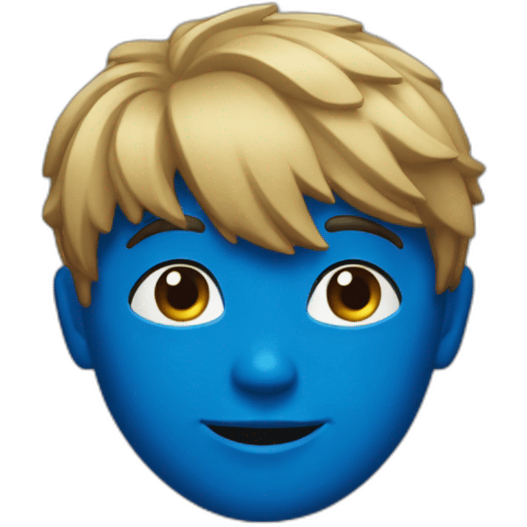 Croix bleu emoji