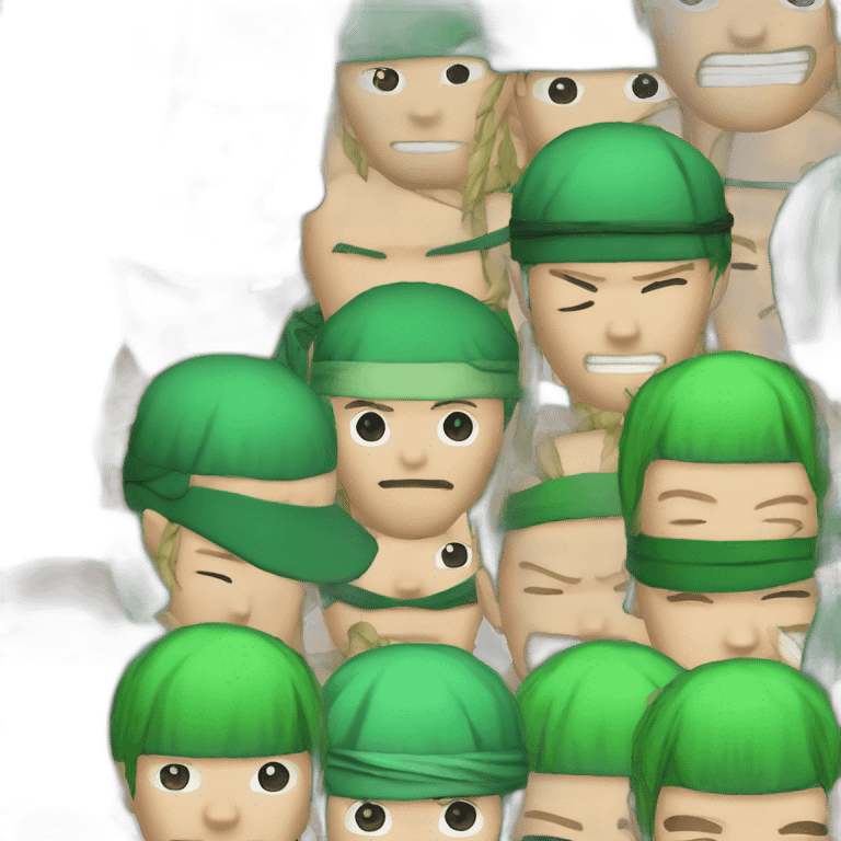 Roronoa zoro dors emoji