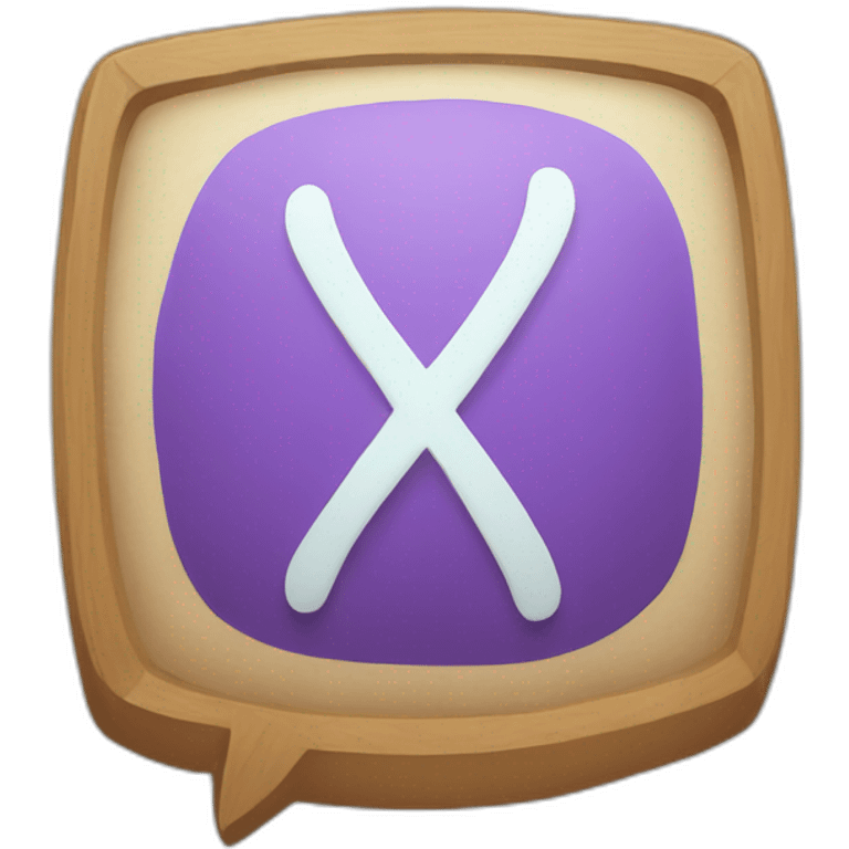 speech bubble rune emoji