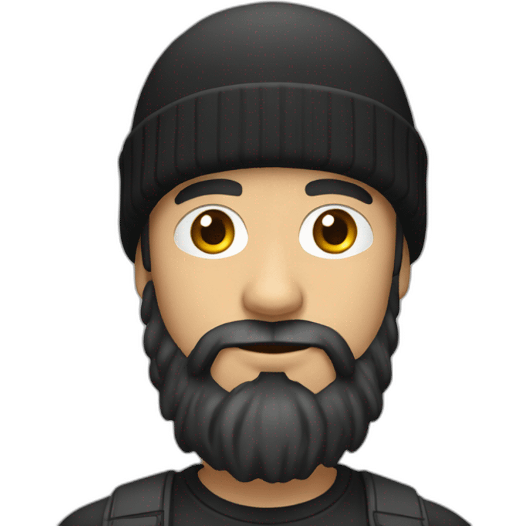 white-man-with-mohawk-hair-and-long-black-beard-with-a-black-beanie-hat emoji