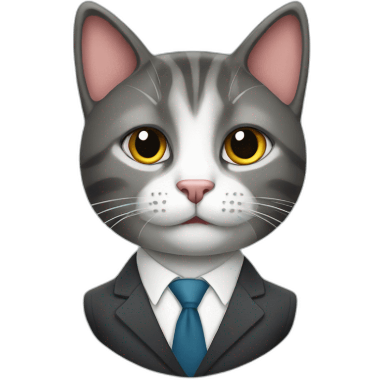 Business cat emoji