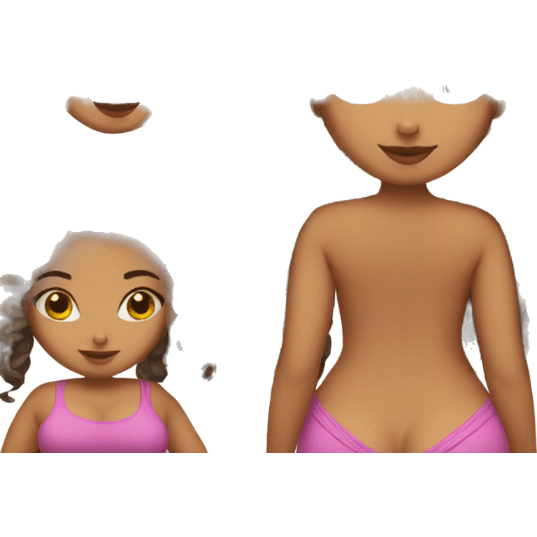 Curvy girl emoji