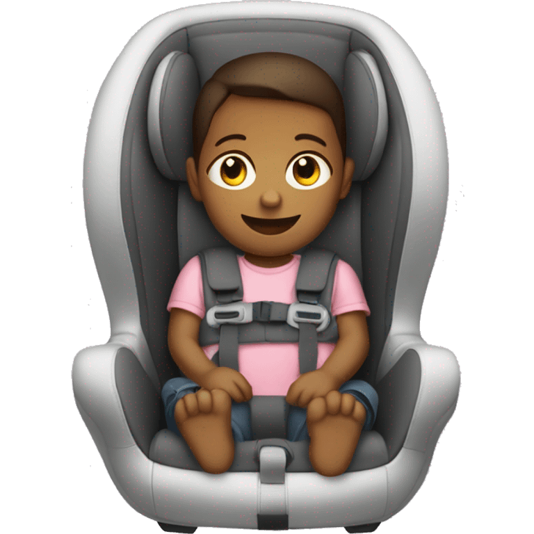 child in the carseat emoji