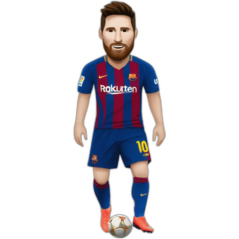 Messi au dessus de ronaldo emoji