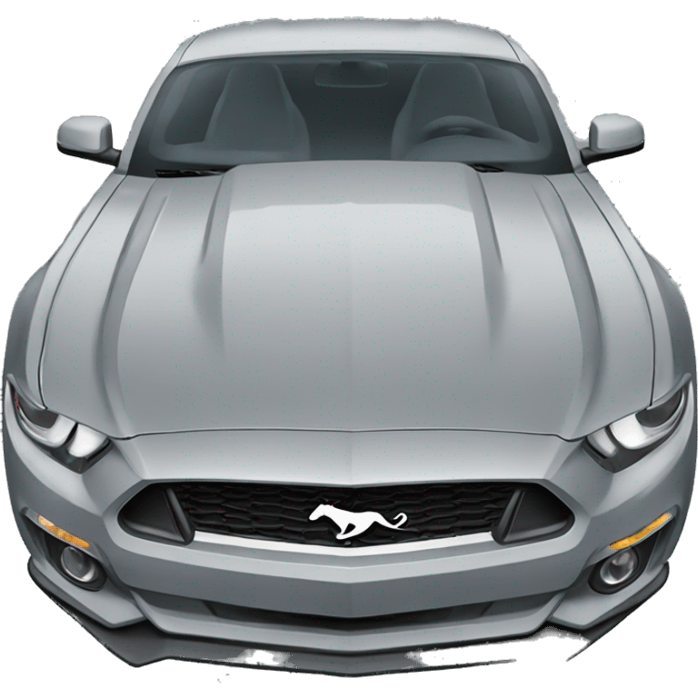 mustang grey car emoji