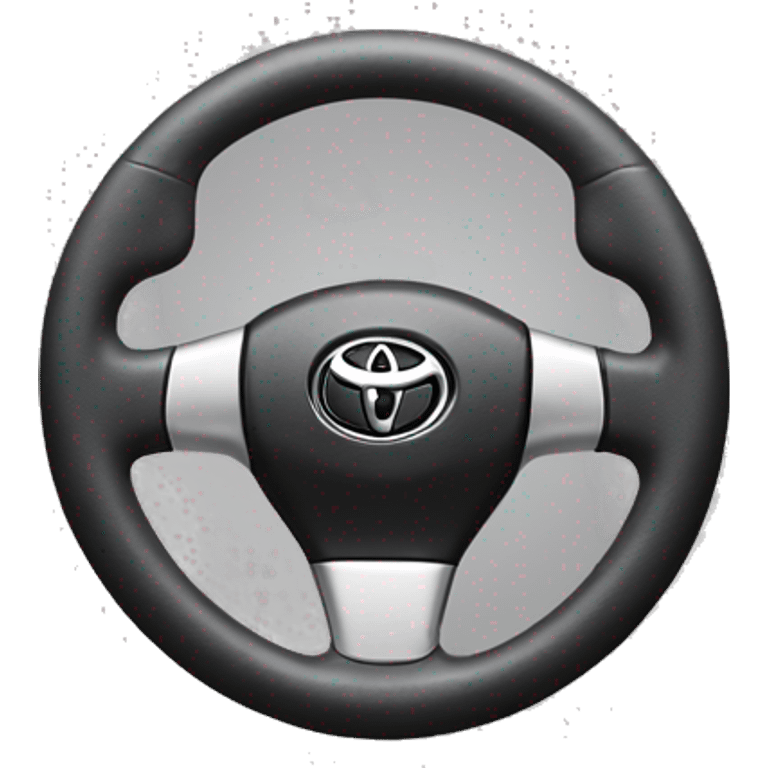 Steering wheel of toyota emoji