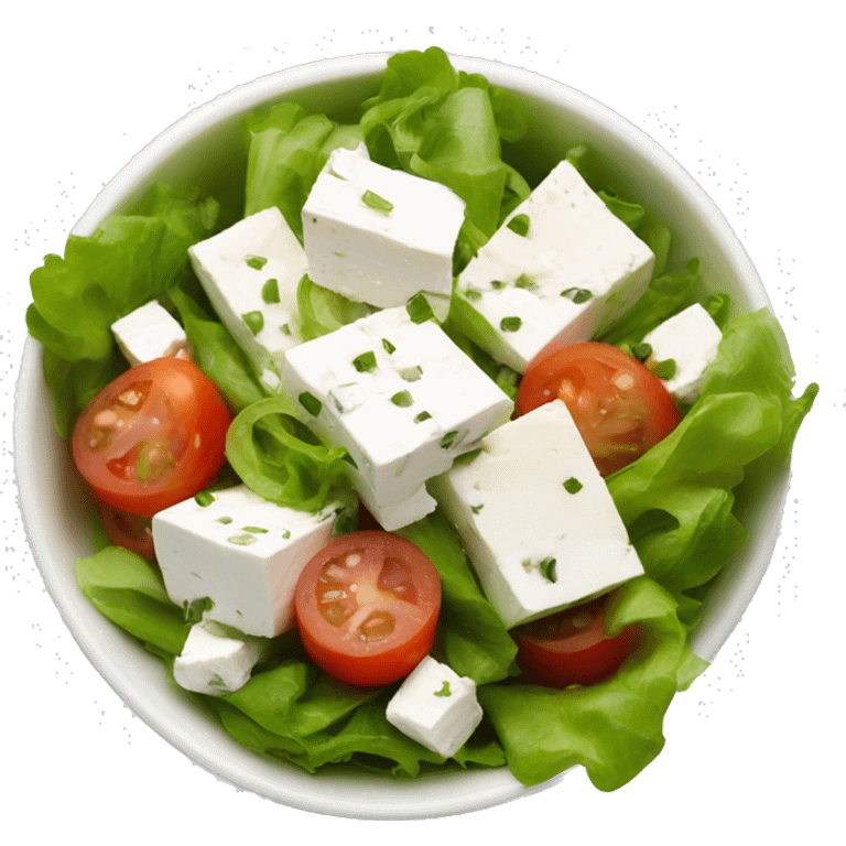 Feta cheese salad  emoji