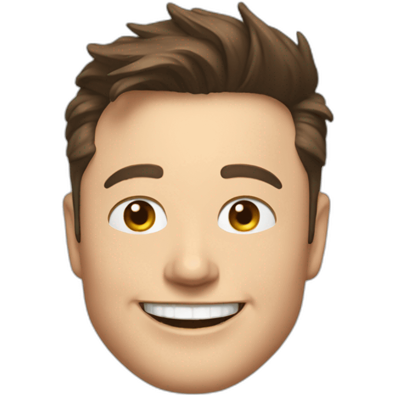 elon musk smiling  emoji