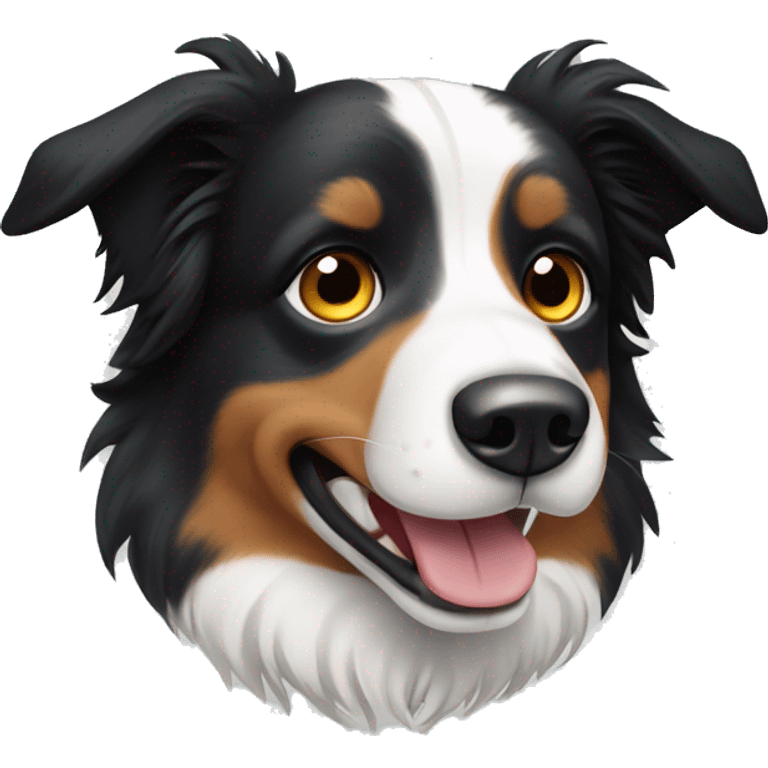 Border collie dog emoji