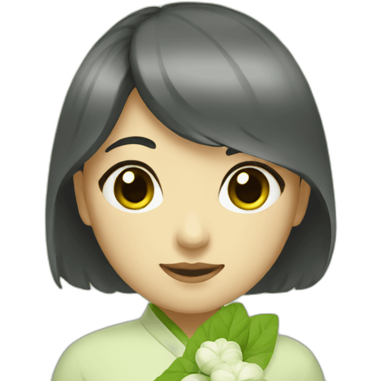 Matcha girl emoji