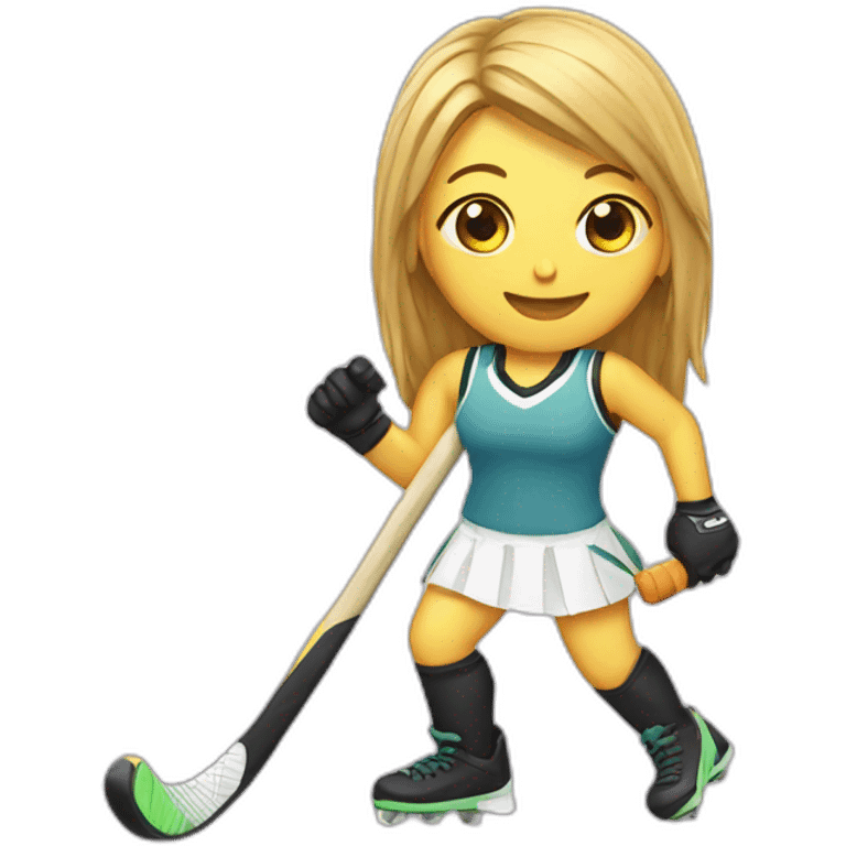 Field hockey emoji