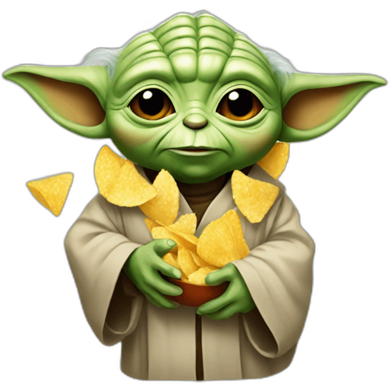 yoda with chips  emoji