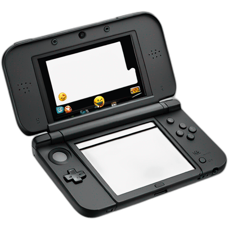 New Nintendo 3DS XL black emoji