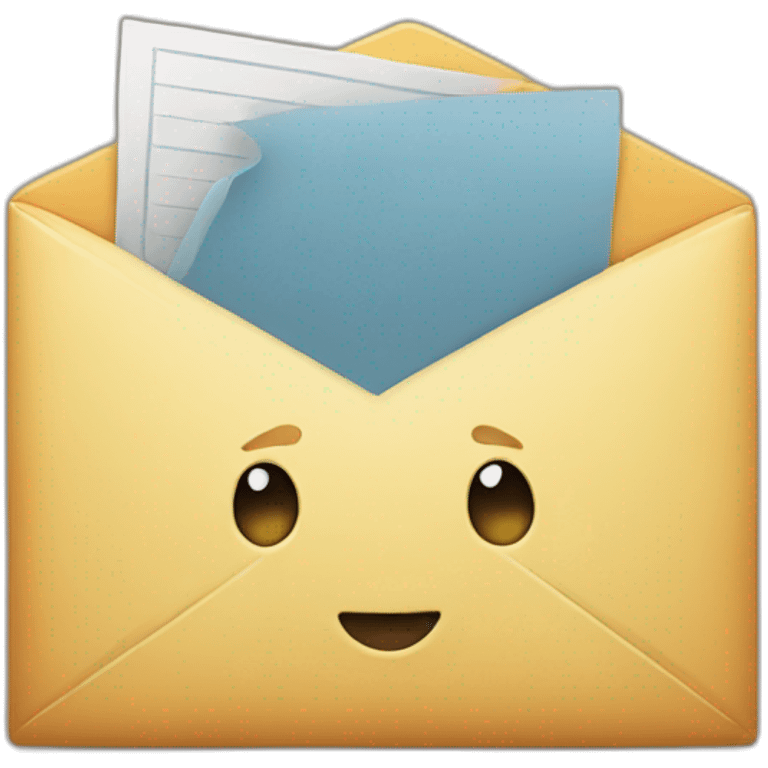 sticky mail emoji