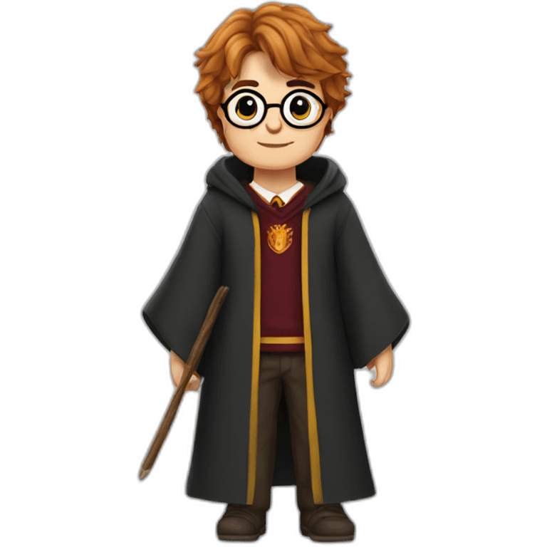 harry potter sur un ours emoji