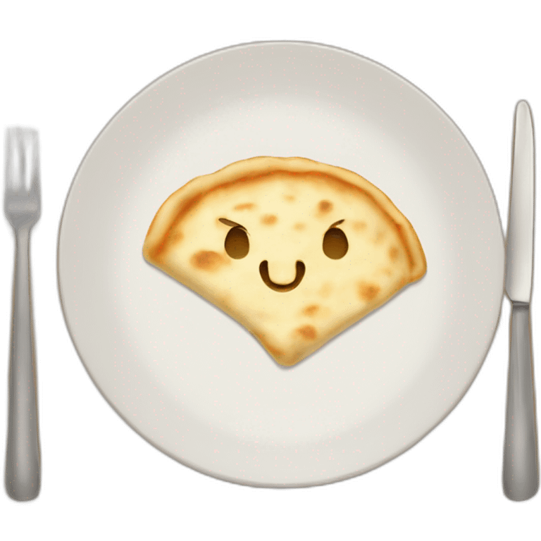 Garlic naan plate emoji