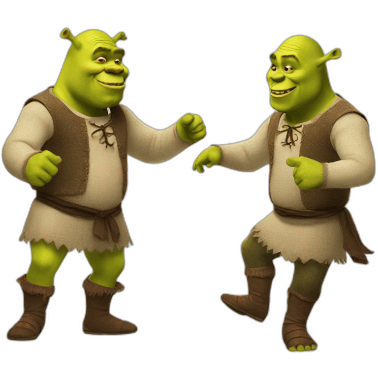 Shrek dance emoji