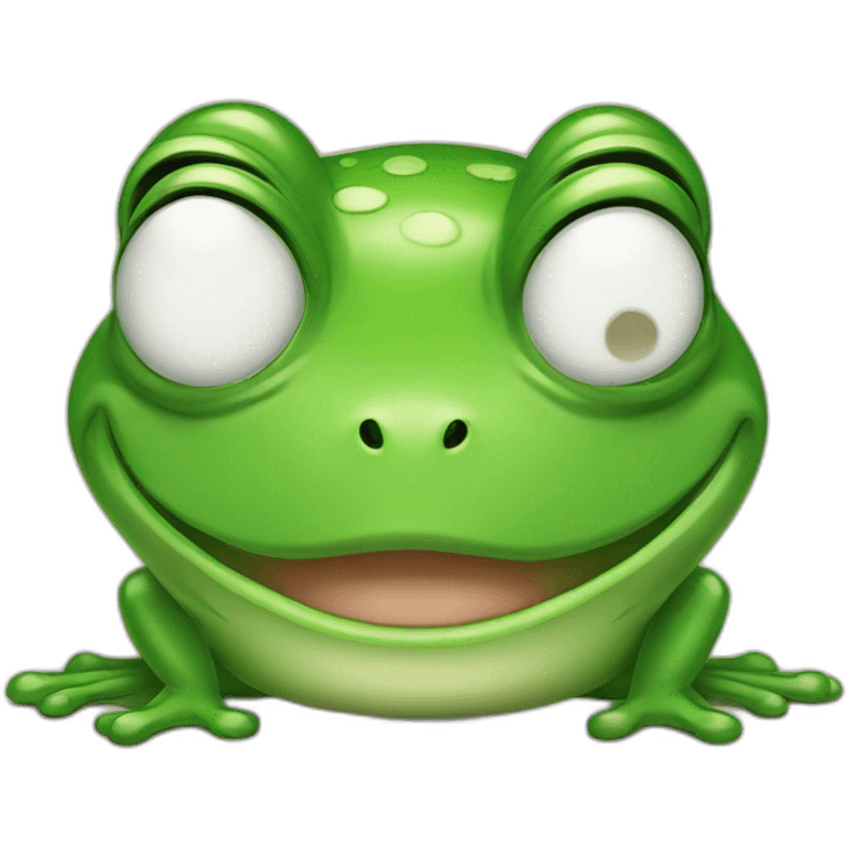 winking frog emoji