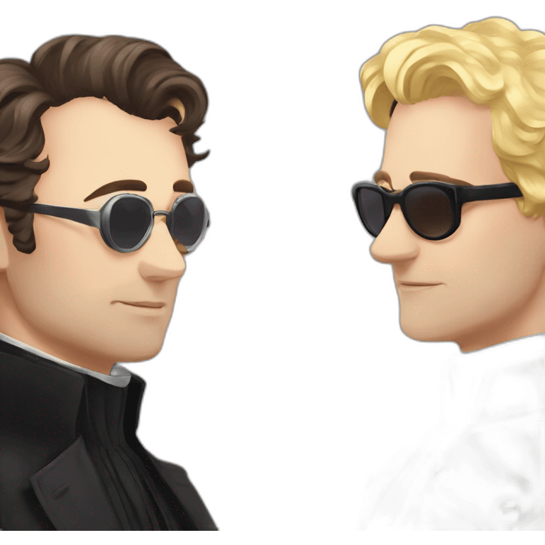 Aziraphale and Crowley emoji