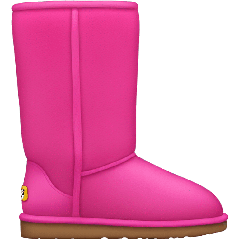 Bright pink uggs emoji