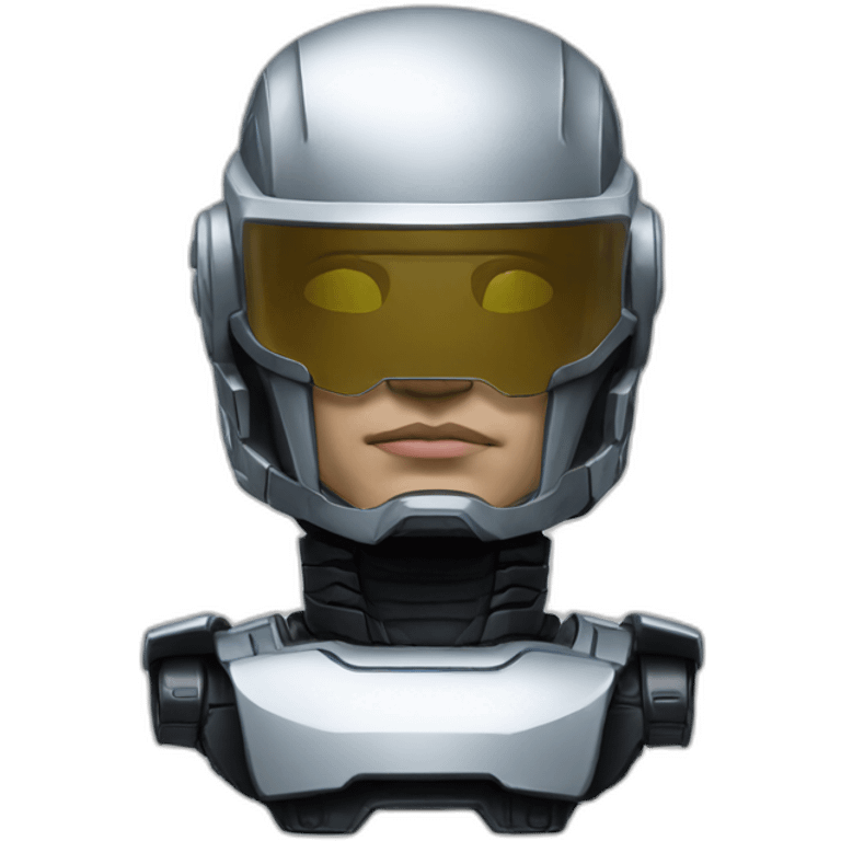 Robocop head real emoji