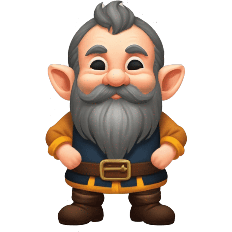 Dwarf with big nose emoji