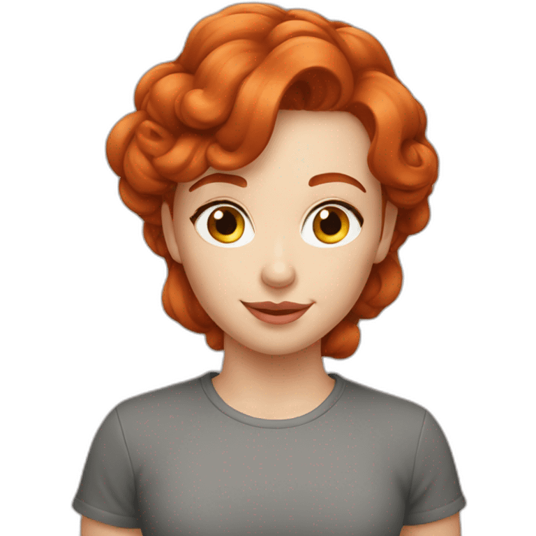 the most beautiful redhead in the world emoji