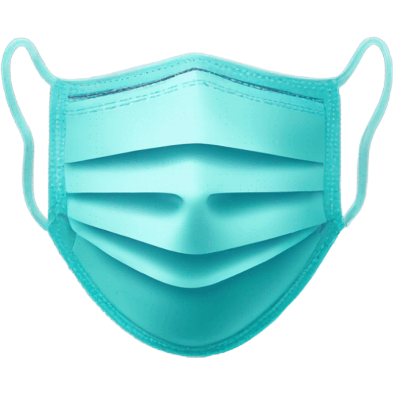 Antiseptic and medical mask emoji