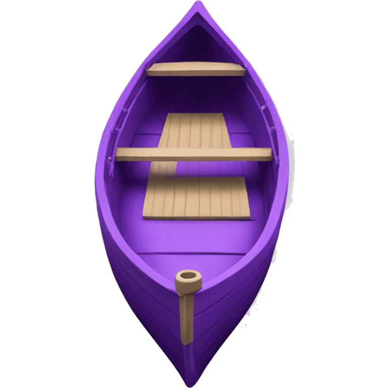 Purple boat  emoji