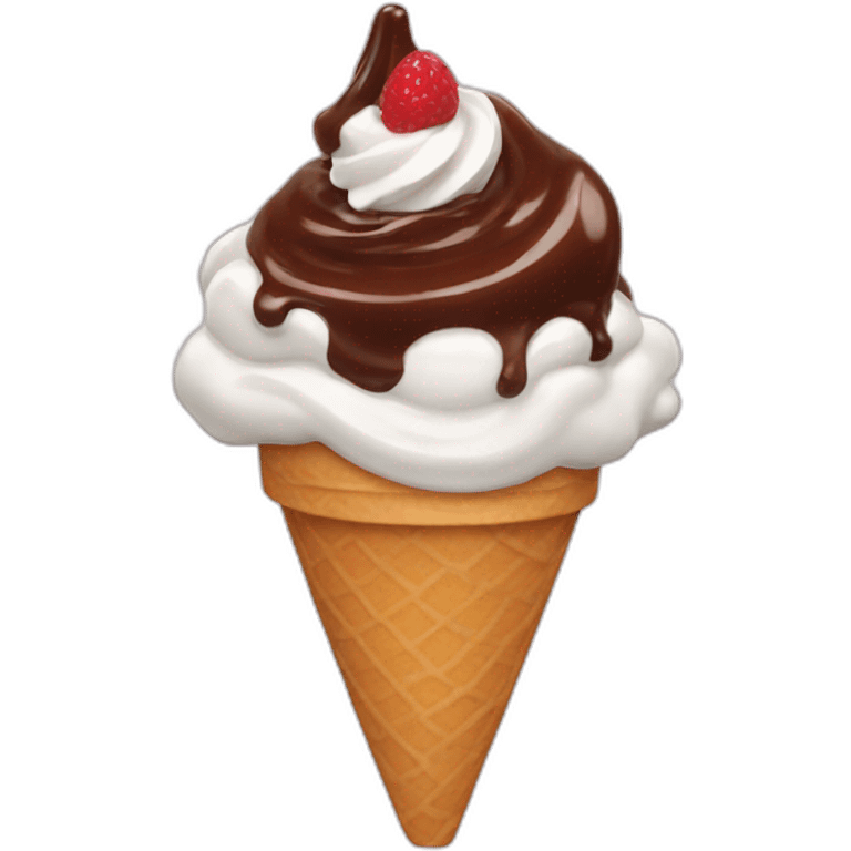 Sundae cone  emoji