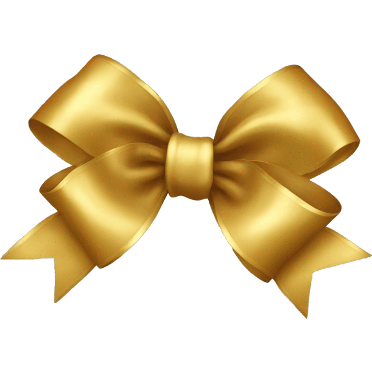 gold bow emoji