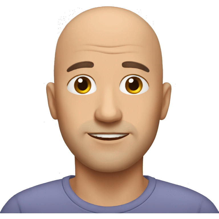 Bald man  emoji