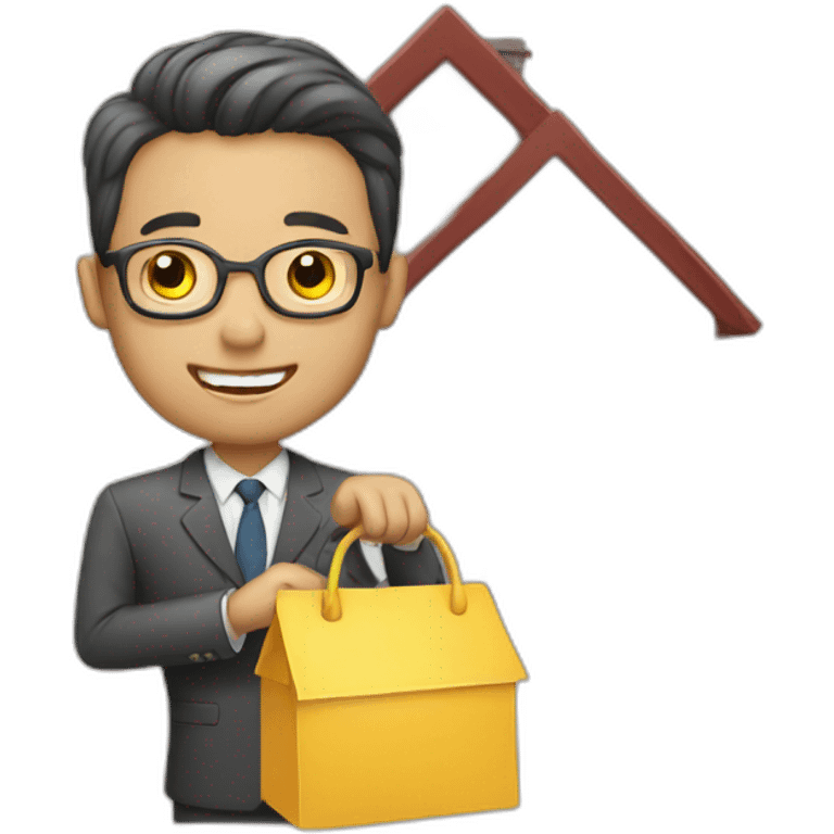 man buying a house emoji