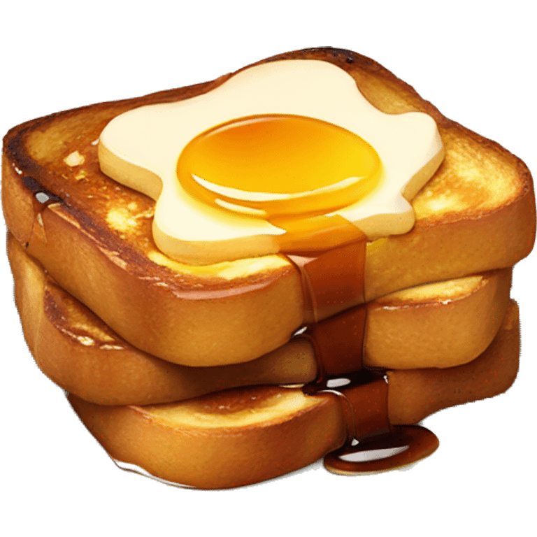 French toast with syrup  emoji