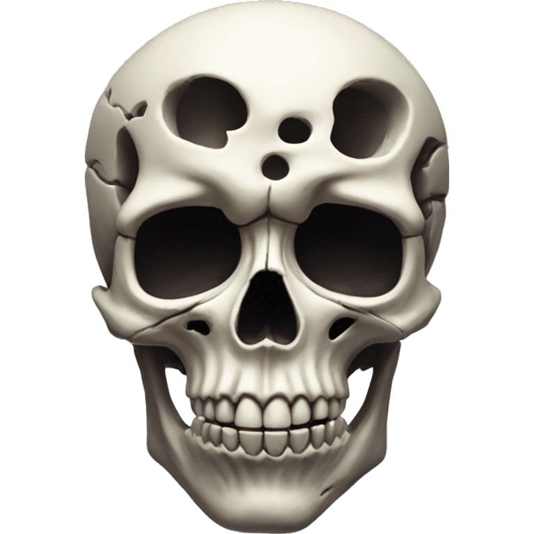 Mind blowing skull emoji