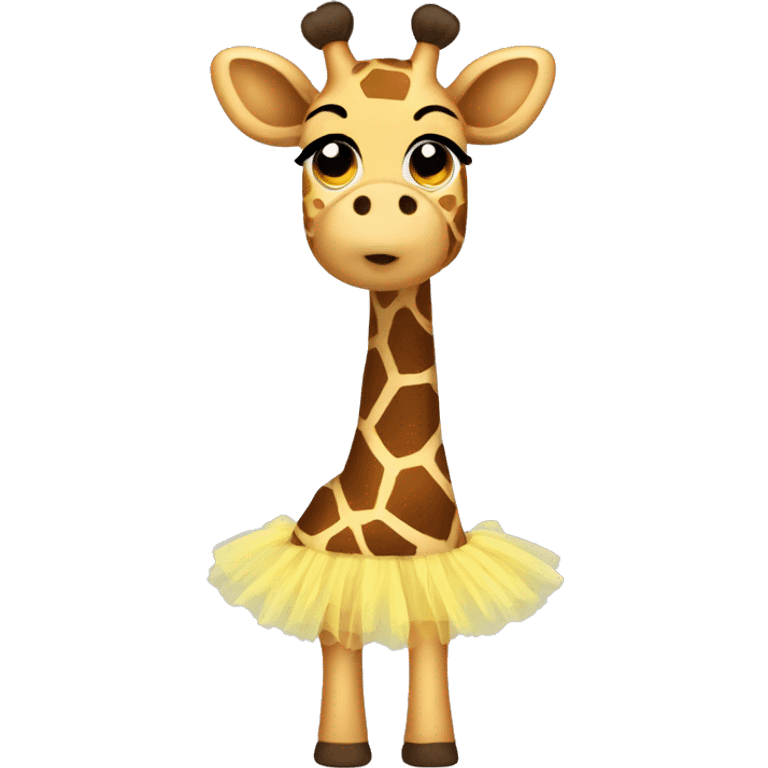 giraffe in tutu emoji