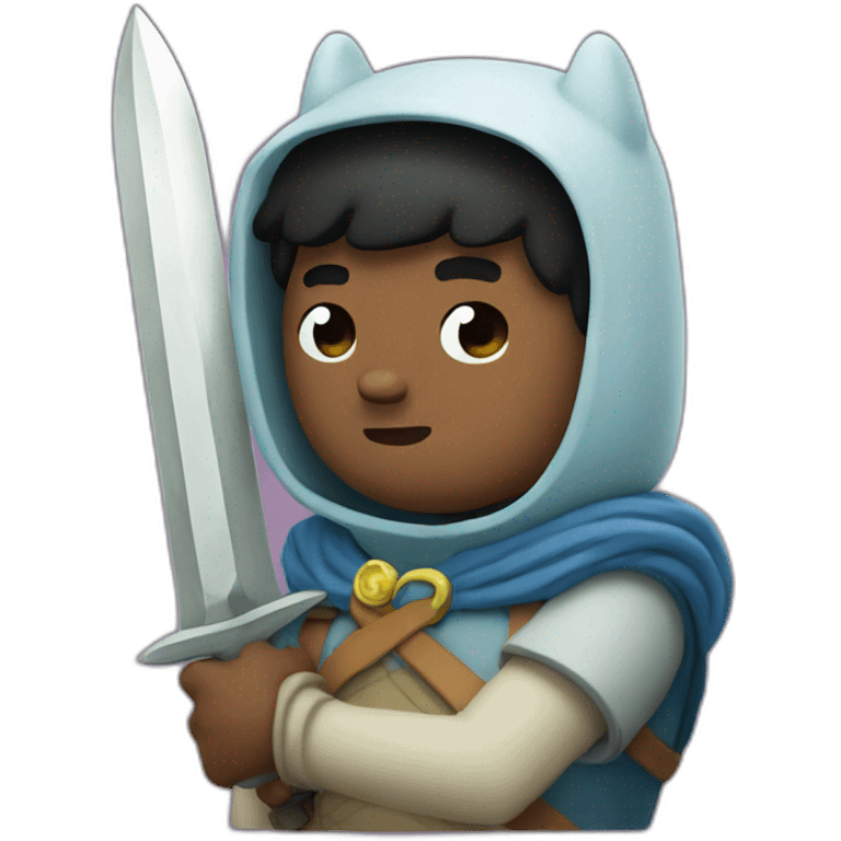 Adventure time finn emoji