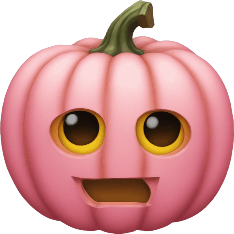 pink pumpkin  emoji