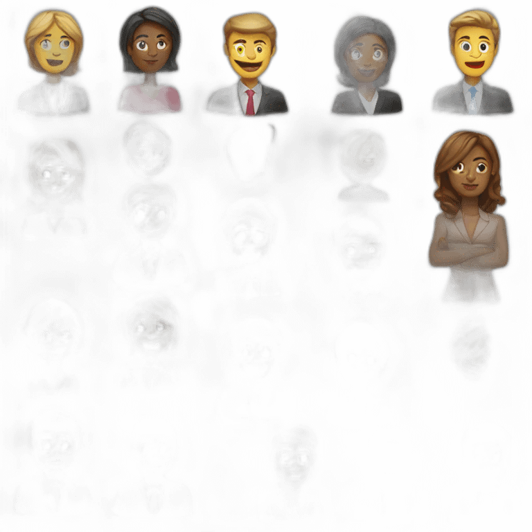 job interview diverse emoji