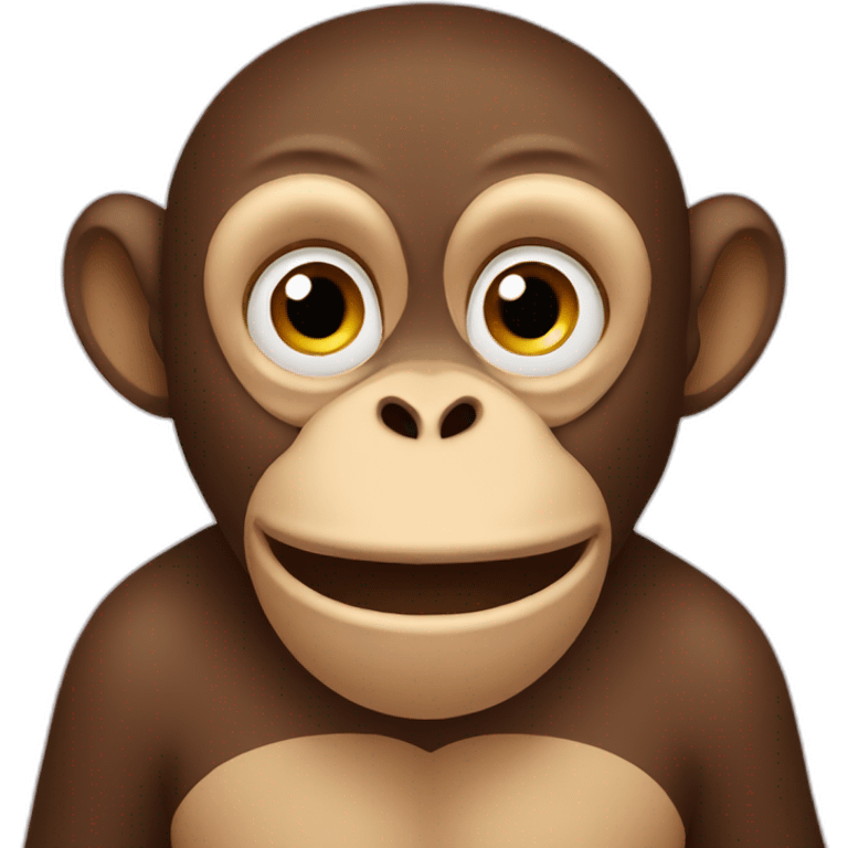 monkey covering mouth emoji