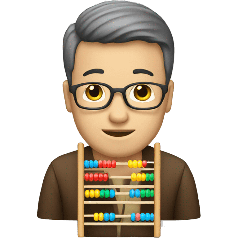 man with abacus emoji