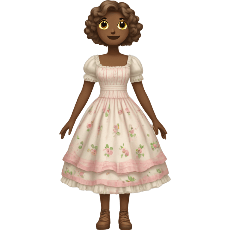 Pretty Cottagecore dress emoji