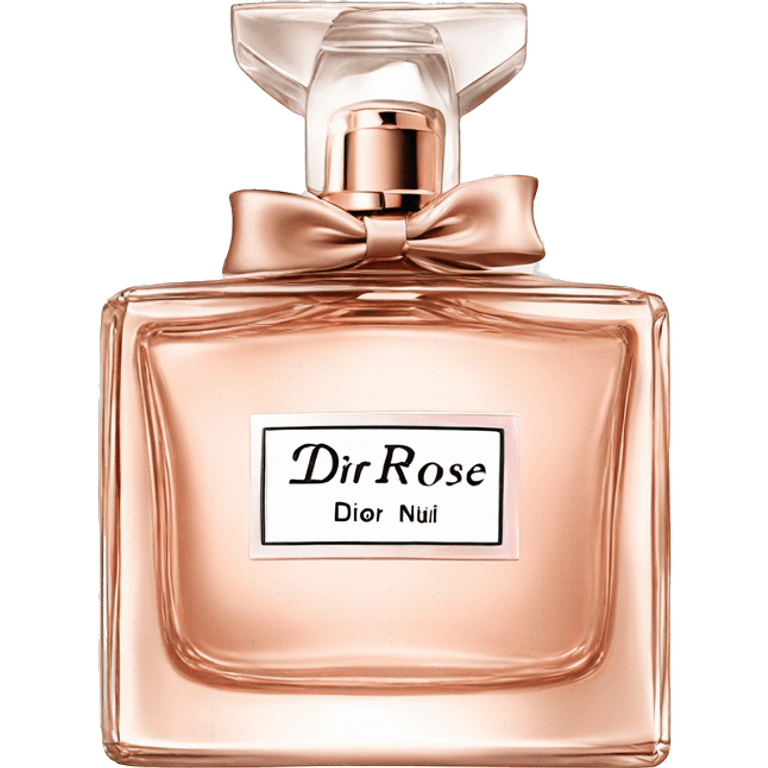 Realistic Dior rose gold perfume emoji