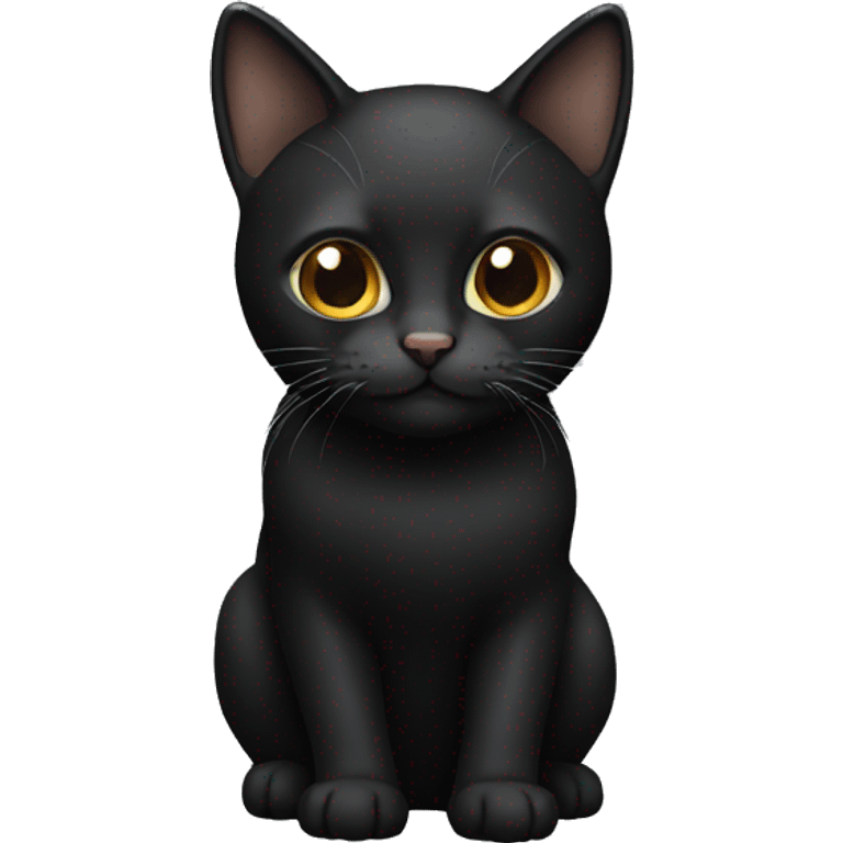 Cat black emoji