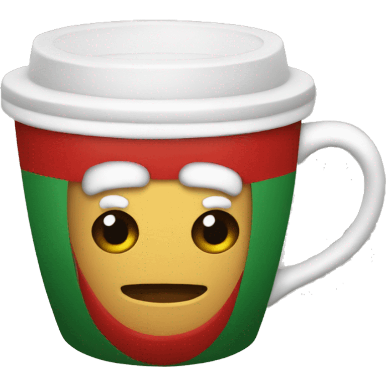 X mas cup emoji